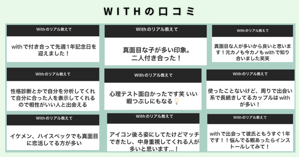 with口コミ